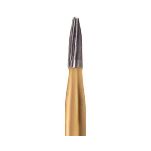 Beavers Kerr Dental Midwest Friction Grip FG #7802 Bullet Shaped 12 Blade Trimming & Finishing Burs 100/Pk Beavers Kerr Dental Midwest Friction Grip FG #7802 Bullet Shaped 12 Blade Trimming & Finishing Burs 100/Pk